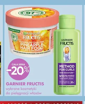 Kosmetyki do pielęgnacji włosów Garnier Fructis promocja w Super-Pharm