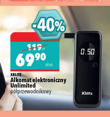 Alkomat elektroniczny Xblitz Unlimited promocja w Biedronka Home