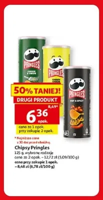 Chipsy Pringles promocja w Auchan