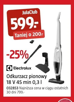 Odkurzacz pionowy Electrolux promocja w Jula