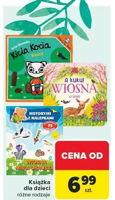 Książka dla dzieci różne rodzaje promocja w Carrefour