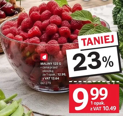Maliny promocja w Selgros