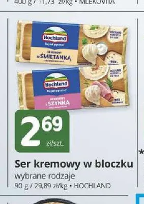 Ser kremowy w bloczku Hochland promocja w Marketvita