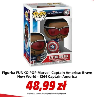 Figurka FUNKO POP Marvel Captain America Brave New World 1364 Captain America promocja w Media Markt