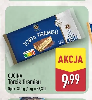 Torcik tiramisu Cucina promocja w Aldi