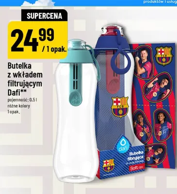Butelka z wkładem filtrującym Dafi promocja w POLOmarket