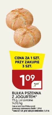 Bułka pszenna z jogurtem La Lorraine promocja w Chata Polska