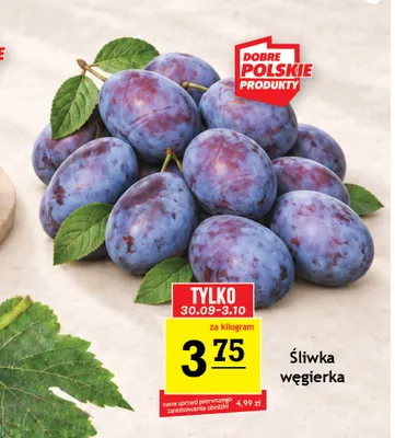 Śliwki węgierki promocja w Gram Market