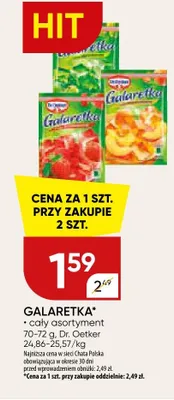 Galaretka Dr. Oetker promocja w Chata Polska