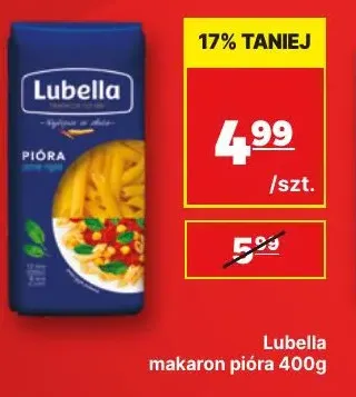 Makaron pióra Lubella promocja w API Market