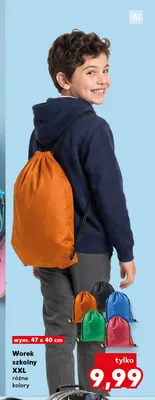 Worek szkolny XXL promocja w Kaufland