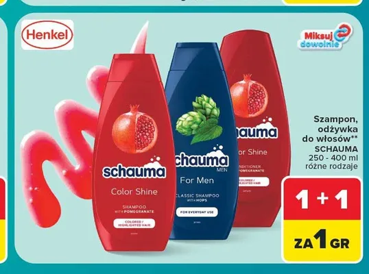 Odżywka do włosów Schauma promocja w Carrefour Market