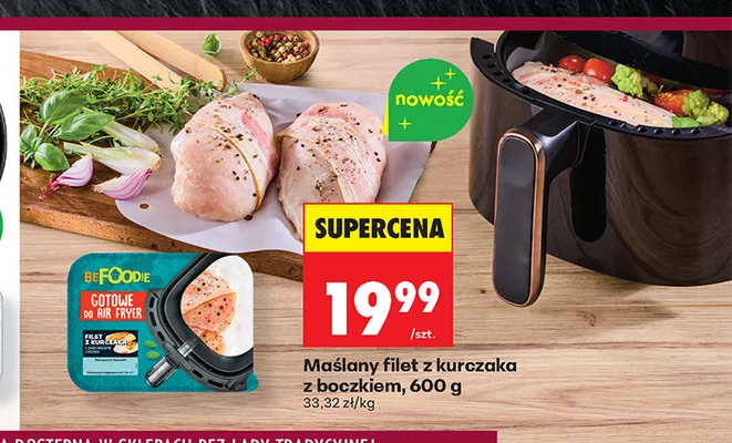 Maślany filet z kurczaka z boczkiem BeFoodie promocja w Biedronka