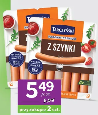 Parówki z szynki promocja w Stokrotka