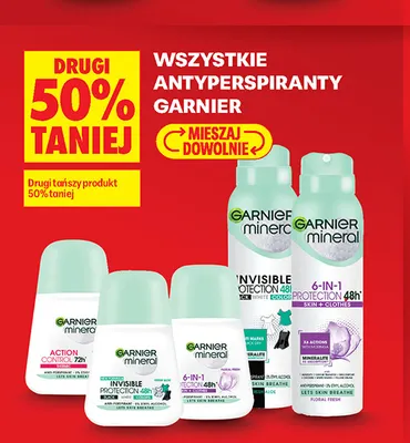 Antyperspiranty Garnier promocja w Biedronka