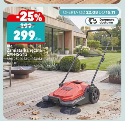 Zamiatarka ręczna ZM-HS-S13 Nac promocja w Biedronka