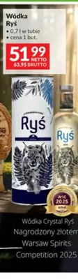 Wódka Ryś w tubie promocja w Makro