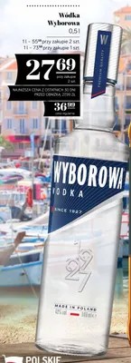 Wódka Wyborowa promocja w POLOmarket