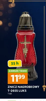 Znicz nagrobkowy T-265S Luks promocja w Stokrotka