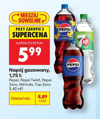 Napój gazowany Pepsi promocja w Biedronka