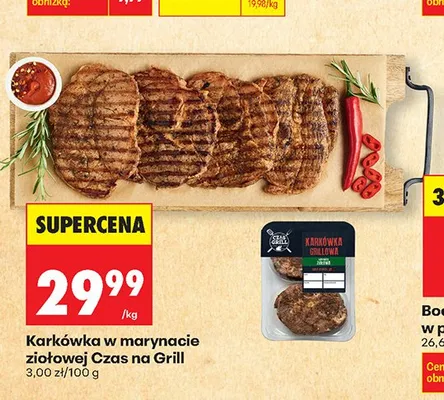 Karkówka w marynacie ziołowej Czas na Grill promocja w Biedronka