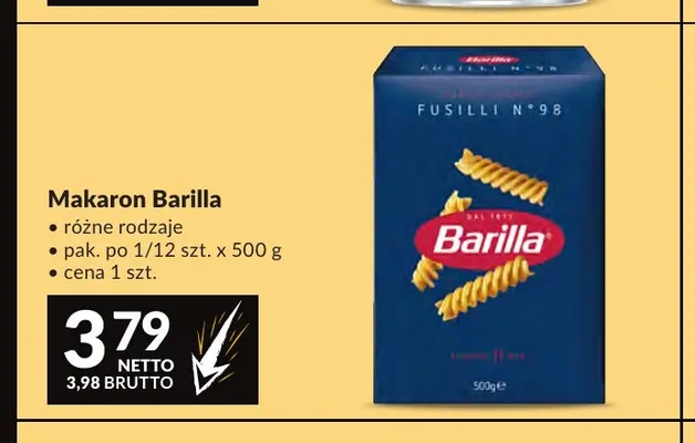 Makaron Barilla promocja w Makro