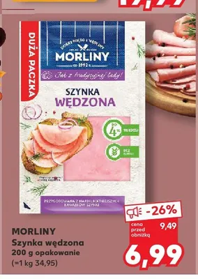 Szynka wędzona Morliny promocja w Kaufland