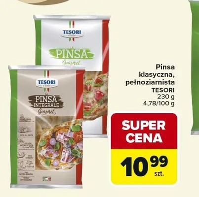 Pinsa klasyczna TESORI promocja w Carrefour