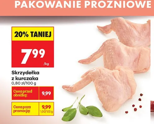 Skrzydełka z kurczaka na grill promocja w Biedronka