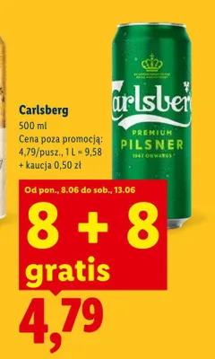 Piwo Carlsberg promocja w Lidl