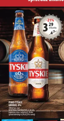 Piwo Tyskie Gronie promocja w Arhelan