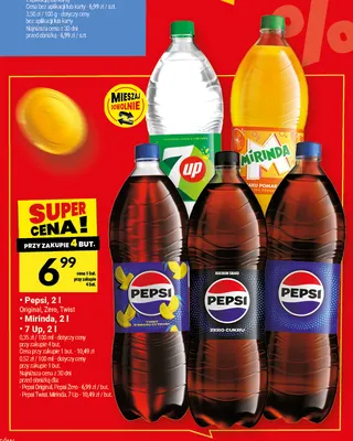 Napój gazowany Pepsi Zero promocja w Twój Market