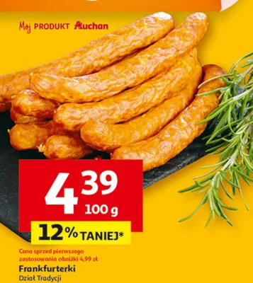 Frankfurterki promocja w Auchan