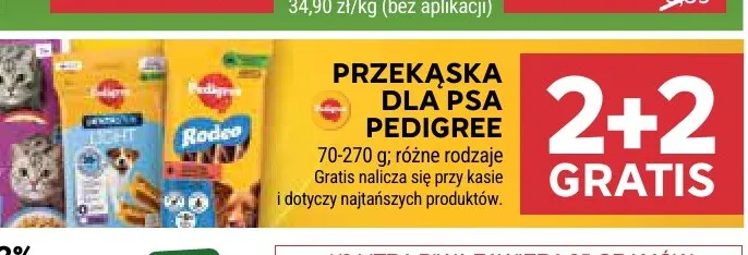 Przekąska dla psa Pedigree promocja w Stokrotka