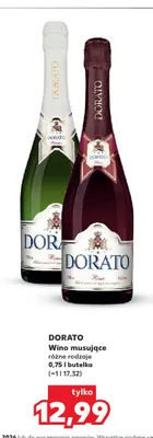 Wino musujące Dorato Rosso promocja w Kaufland