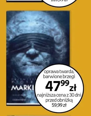 Książka Markiz oprawa twarda barwione brzegi promocja w Empik