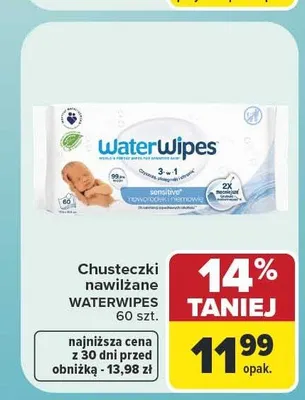 Chusteczki nawilżane WaterWipes promocja w Carrefour