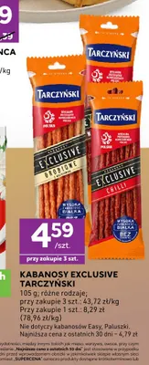 Kabanosy Exclusive chilli Tarczyński promocja w Stokrotka