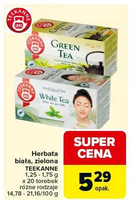 Herbata biała White Tea promocja w Carrefour