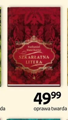 Książka Szkarłatna Litera oprawa twarda promocja w Empik