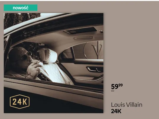 Płyta CD Louis Villain 24K promocja w Empik