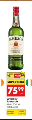 Whiskey Jameson promocja w Biedronka