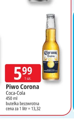Piwo Corona Extra promocja w Leclerc
