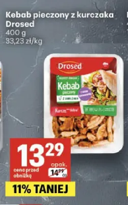 Kebab pieczony z kurczaka Drosed promocja w Delikatesy Centrum