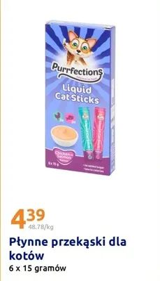 Przekąski płynne dla kotów promocja w Action