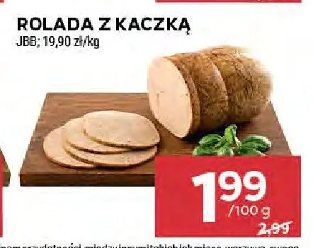 Rolada z kaczką JBB promocja w Stokrotka