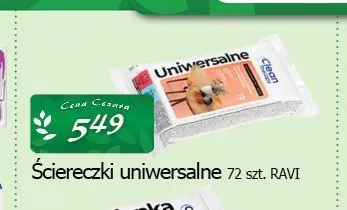 Ściereczki uniwersalne Ravi promocja w CEZAR Delikatesy