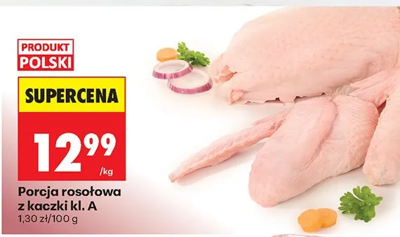 Porcja rosołowa z kaczki kl. A promocja w Biedronka