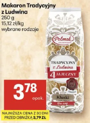 Makaron tradycyjny klaski promocja w Delikatesy Centrum