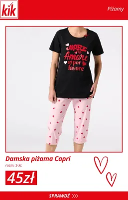 Piżama damska Capri promocja w KiK